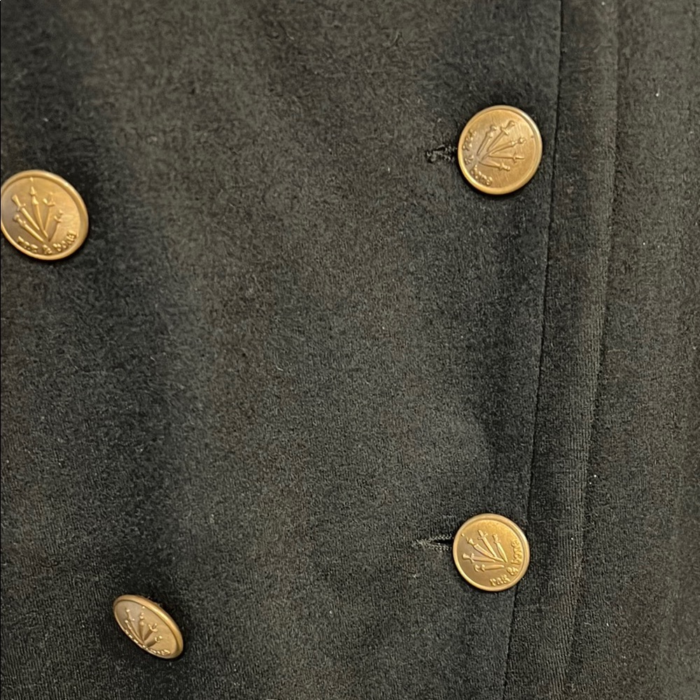 rag & bone Women's Black Double-Breasted Jacket size 6 - Picture 3 of 7